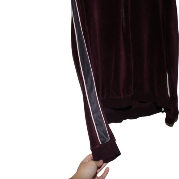 Fabletics Britt Velour Pullover Sweater Half Zip Vintage Style Kate Hudson - Picture 3 of 7